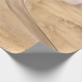 砂漠の空中写真撮影 ラッピングペーパー (角)