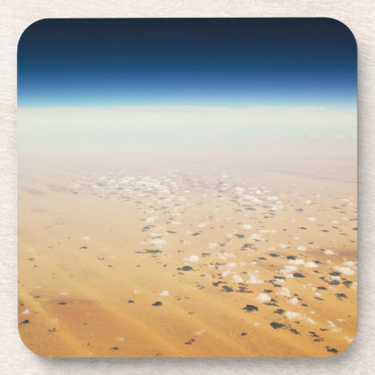 砂漠の空中写真 コースター (正面)