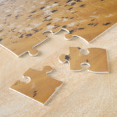 砂漠の空中写真 ジグソーパズル (側面)