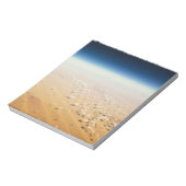 砂漠の空中景色 ノートパッド (回転)