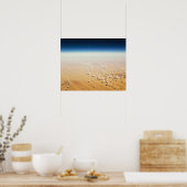 砂漠の空中景色 ポスター (キッチン)