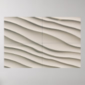 砂漠の空中景色 ポスター (正面)