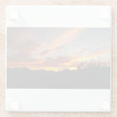 砂漠の空 ガラスコースター (裏面)