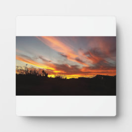 砂漠の空 フォトプラーク