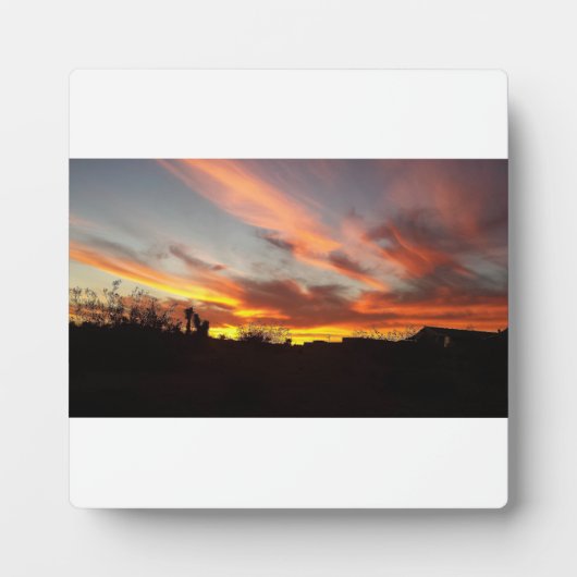 砂漠の空 フォトプラーク (正面)