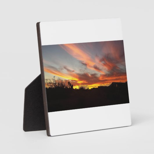 砂漠の空 フォトプラーク (正面)