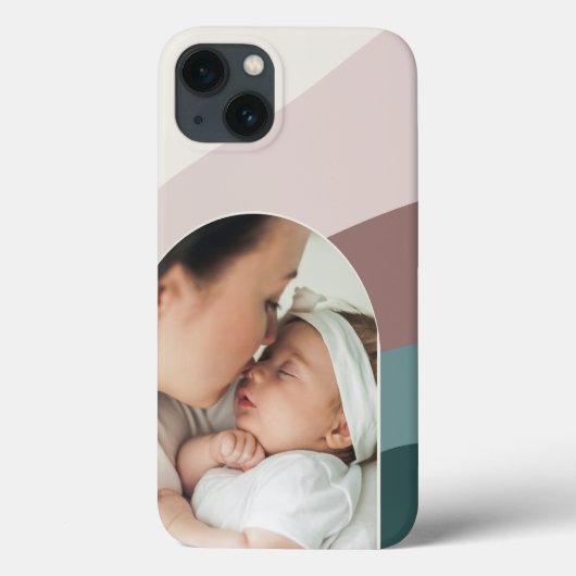 砂漠の粘土とスプルースBohoカラーフローアーチ写真 Case-Mate iPhoneケース (裏面)