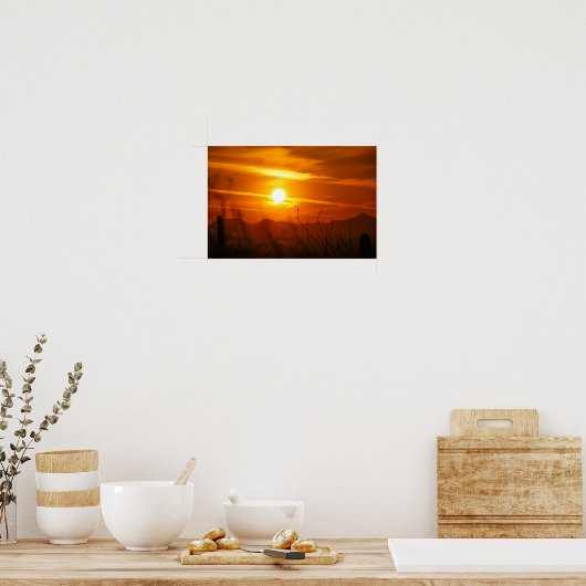 砂漠の終点 ポスター (キッチン)