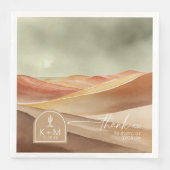 砂漠の結婚景色ありがとうID1019 (正面)