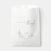 砂漠の結婚Vibes's Thank You Landscape ID1019 フェイバーバッグ (正面)
