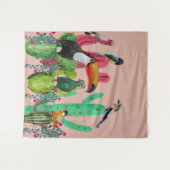 砂漠の羽 タペストリー (正面(横))