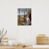 砂漠の聖ジェローム、1499年～1502年 ポスター (キッチン)