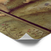 砂漠の聖ジェローム、1499年～1502年 ポスター (角)