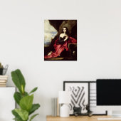 砂漠の聖マリア・マグダレネまたは聖タイ ポスター (ホームオフィス)