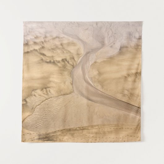 砂漠の航空写真 タペストリー (正面)