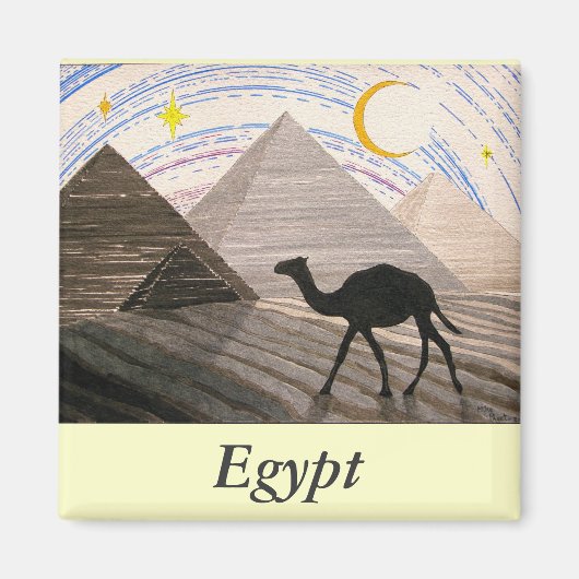 砂漠の船 マグネット (正面)