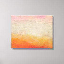 砂漠の色の抽象芸術絵画風景 キャンバスプリント