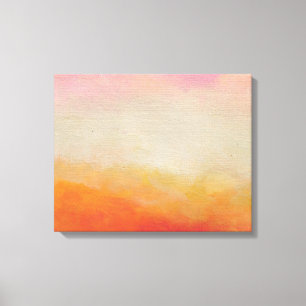 砂漠の色の抽象芸術絵画風景 キャンバスプリント