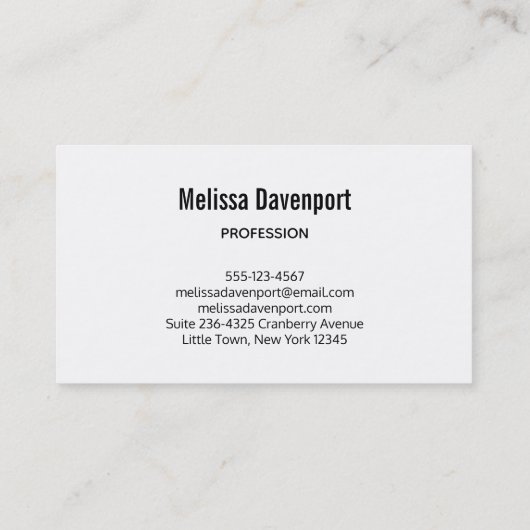 砂漠の色の抽象芸術絵画風景 名刺 (裏面)