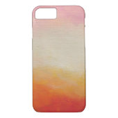 砂漠の色の抽象芸術絵画風景 Case-Mate iPhoneケース (裏面)