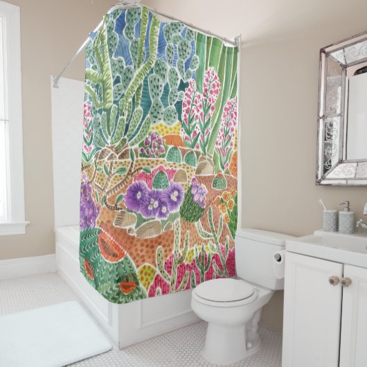 砂漠の色 シャワーカーテン (インサイチュ)