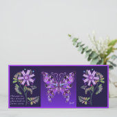 砂漠の花とP蝶31カード 案内状 (スタンド正面)