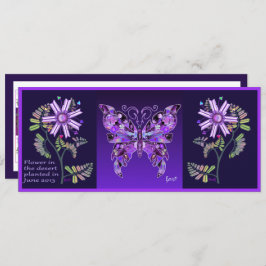 砂漠の花とP蝶31カード 案内状