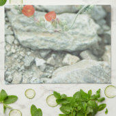 砂漠の花の南西コットンキッチンタオル キッチンタオル (折り畳み)