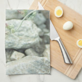 砂漠の花の南西コットンキッチンタオル キッチンタオル (四つ折り)