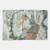 砂漠の花の南西コットンキッチンタオル キッチンタオル (横)