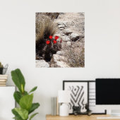 砂漠の花ジョシュアツリー国立公園 ポスター (ホームオフィス)