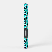 砂漠の花ターコイズ iPhoneケース (右側面)