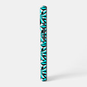 砂漠の花ターコイズ iPhoneケース (左側面)