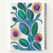 砂漠の花、あなたの名前で、水の色のアートワーク ノートブック (裏面)