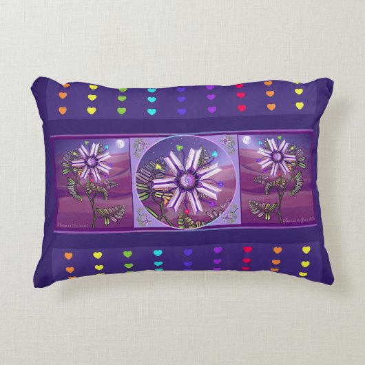 砂漠の花 アクセントクッション (正面)