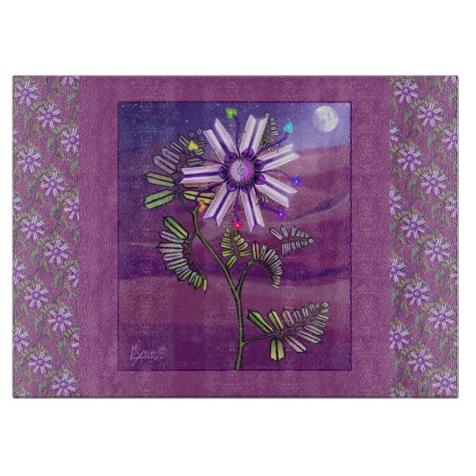 砂漠の花 カッティングボード (正面)