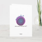 砂漠の花 カード (裏面)