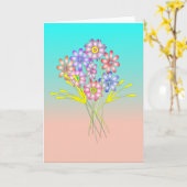 砂漠の花 カード (黄色い花)