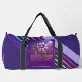 砂漠の花 ダッフルバッグ (正面)