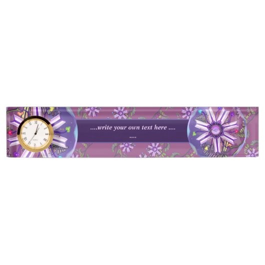 砂漠の花 デスクネームプレート (正面)