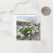 砂漠の花 ノートカード (正面/裏面インサイチュ)