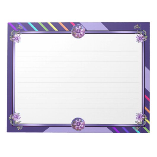 砂漠の花 ノートパッド (正面)