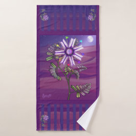 砂漠の花 バスタオル