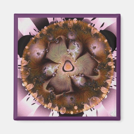 砂漠の花 マグネット (正面)