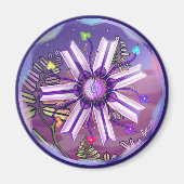 砂漠の花 マグネット (正面)