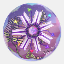 砂漠の花 ラウンドシール