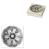 砂漠の花 ラバースタンプ (押印)