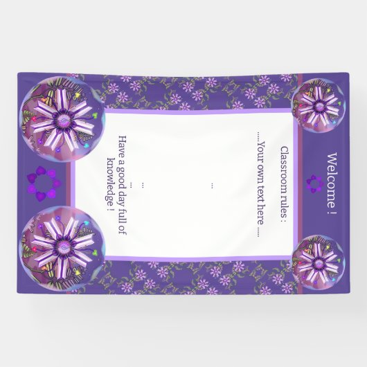 砂漠の花 横断幕 (横)