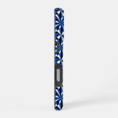 砂漠の花（青） iPhoneケース (右側面)