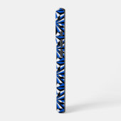 砂漠の花（青） iPhoneケース (左側面)